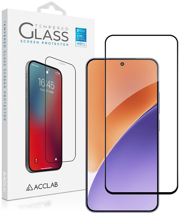 Фото - Захисне скло для смартфону ACCLAB 9H for Xiaomi 15 Black (1283126607387)