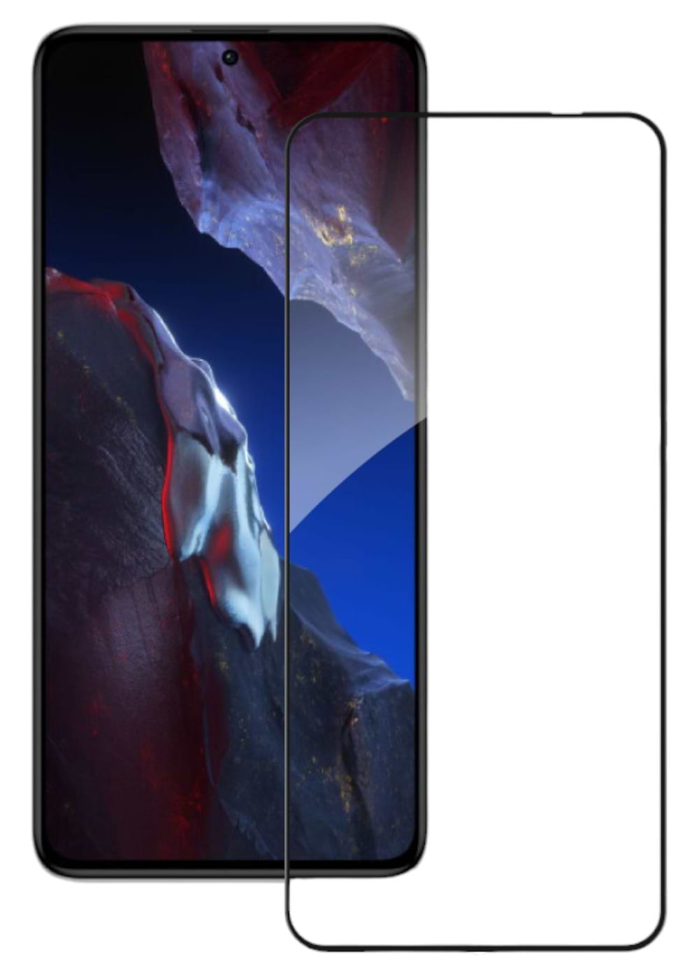 Защитное стекло для смартфона ACCLAB Full Glue for Xiaomi Poco F5 Pro (1283126589959)