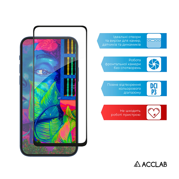 Фото - Захисне скло для смартфону ACCLAB Full Glue for Xiaomi Poco M4 Pro 5G Black (1283126518959)