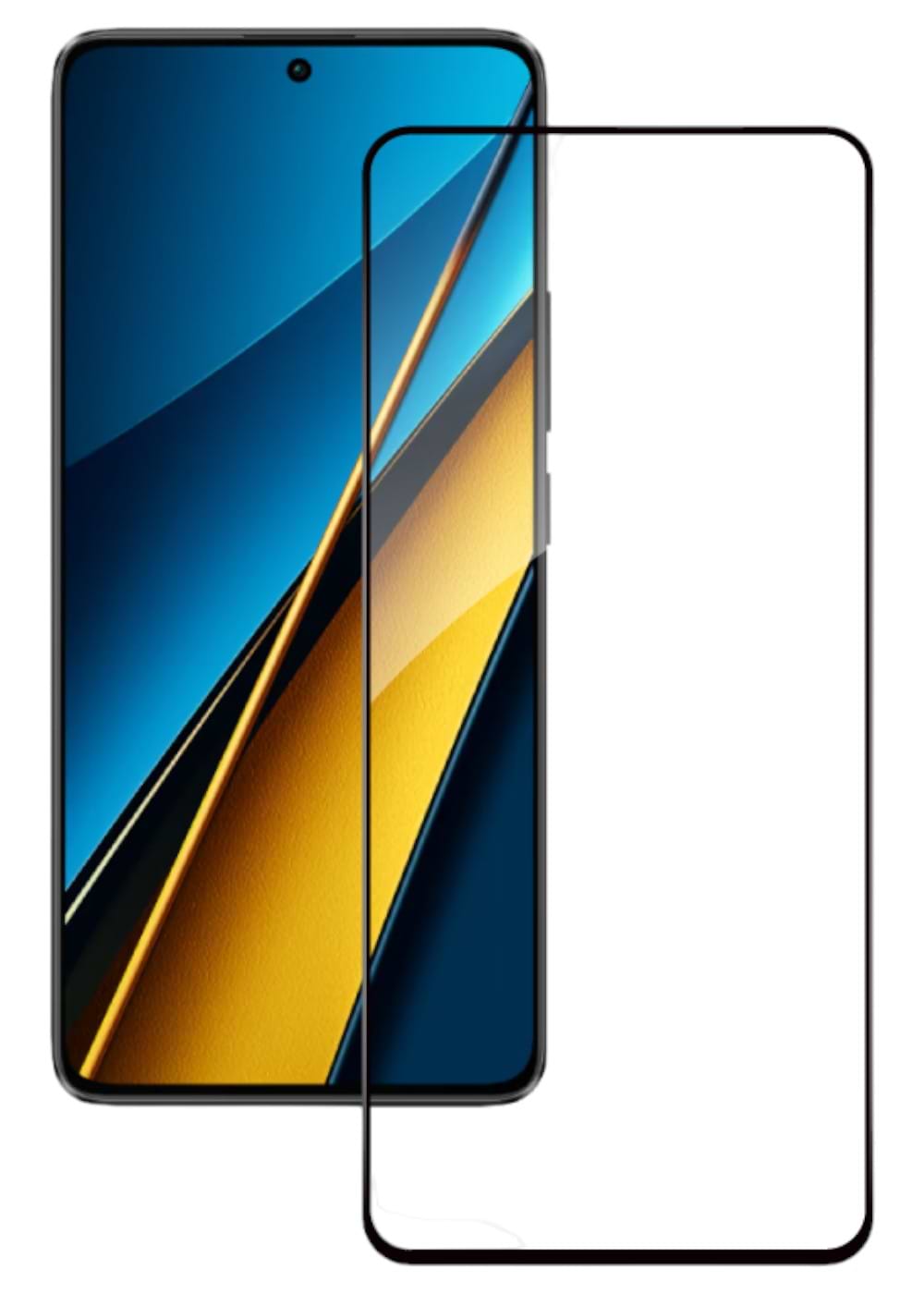 Захисне скло для смартфону ACCLAB Full Glue for Xiaomi Poco X6 (1283126588655) - Фото 1