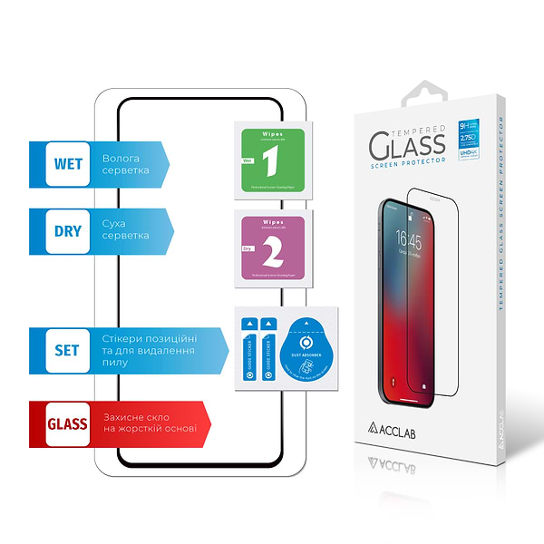 Фото - Захисне скло для смартфону ACCLAB Full Glue for Xiaomi Poco X6 (1283126588655)