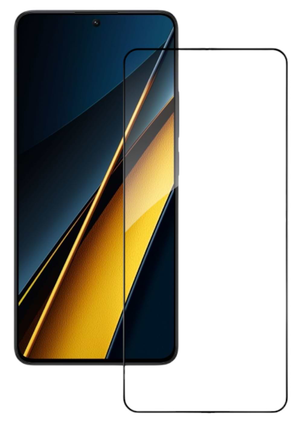 Защитное стекло для смартфона ACCLAB Full Glue for Xiaomi Poco X6 Pro (1283126588679)