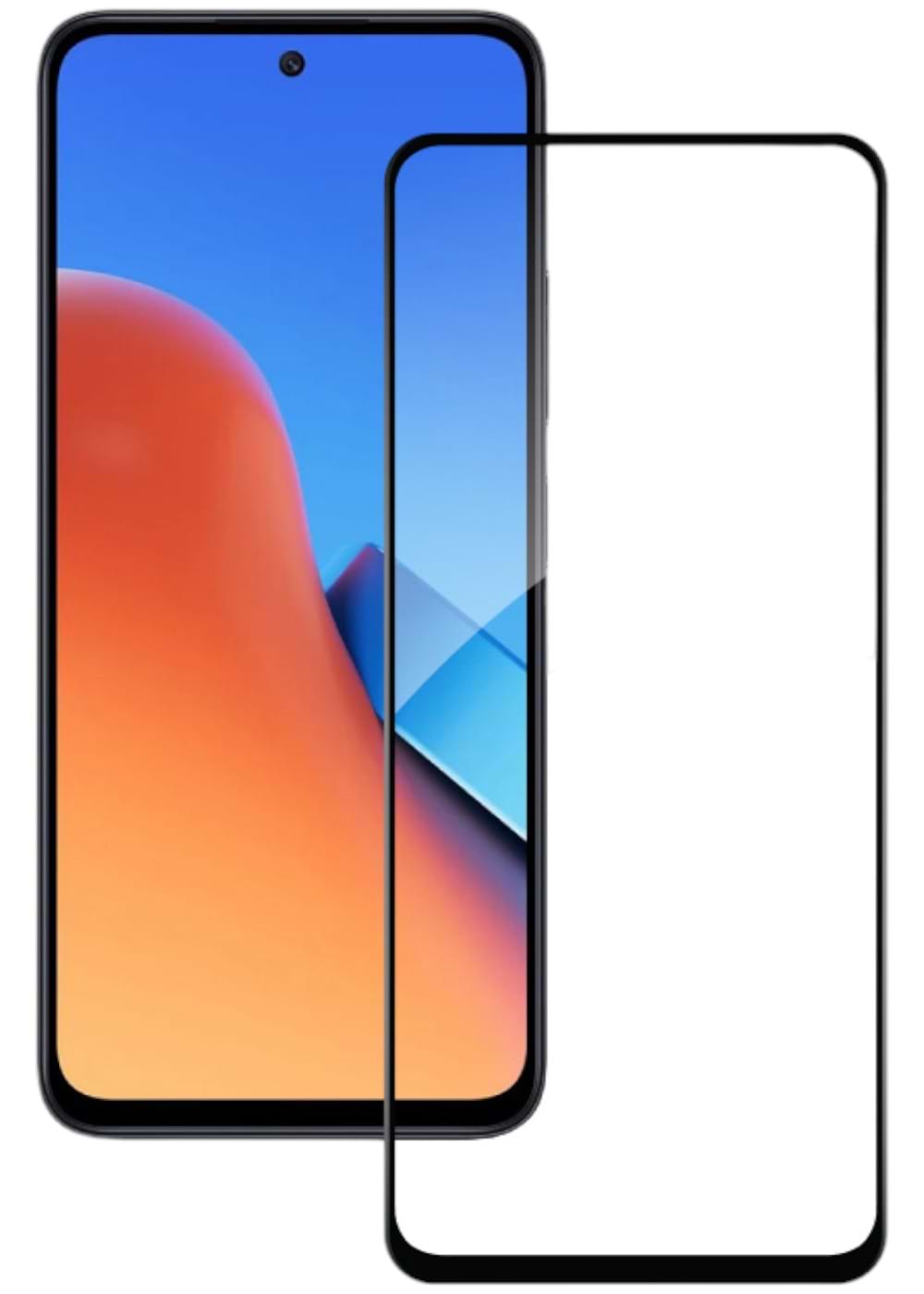 Захисне скло для смартфону ACCLAB Full Glue for Xiaomi Redmi 13 Black (1283126592904) - Фото 1