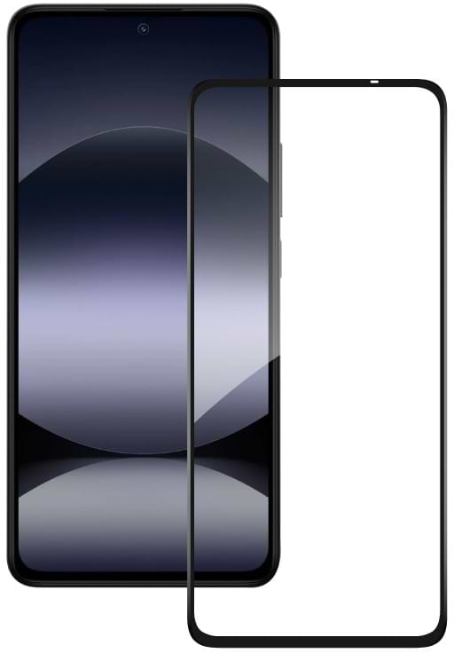 Защитное стекло для смартфона ACCLAB 9H for Xiaomi Redmi Note 14 5G Black (1283126607264)