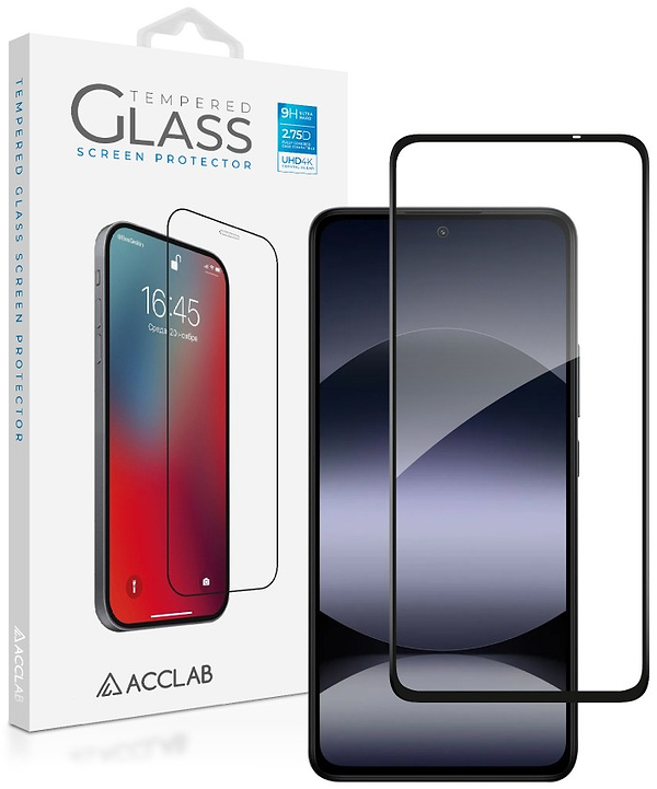 Фото - Захисне скло для смартфону ACCLAB 9H for Xiaomi Redmi Note 14 5G Black (1283126607264)