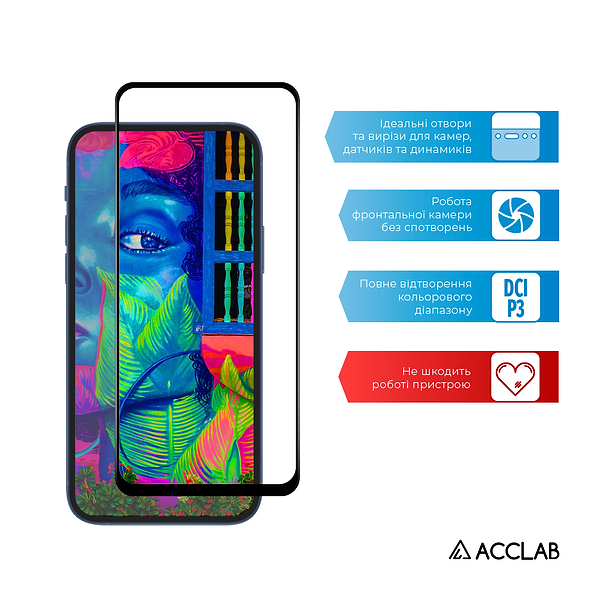 Фото - Захисне скло для смартфону ACCLAB Full Glue for Xiaomi Redmi 10 (1283126517426)