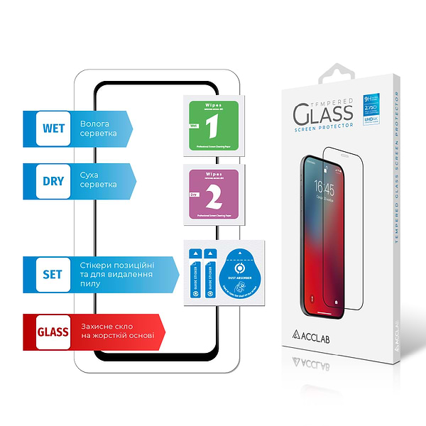Фото - Захисне скло для смартфону ACCLAB Full Glue for Xiaomi Redmi 10 (1283126517426)