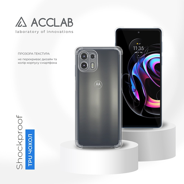 Фото - Чохол для смартфону ACCLAB Shockproof for Moto Edge 20 Lite (1283126553776)