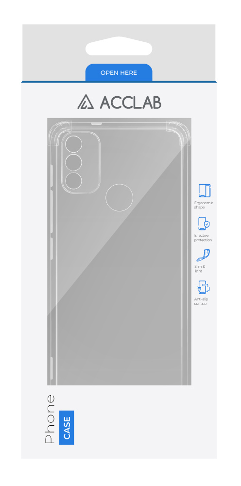 Фото - Чохол для смартфону ACCLAB Shockproof for Moto E20/E30 (світлий) (1283126553752)