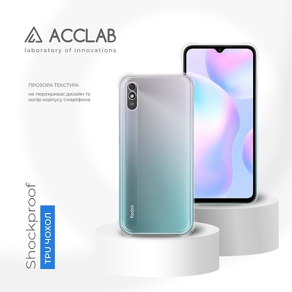 Фото - Чохол для смартфону ACCLAB Shockproof for Xiaomi Redmi 9A (1283126554100)