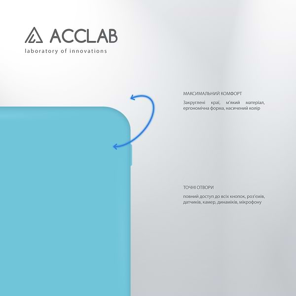 Фото - Чохол для смартфону ACCLAB Silicone Case for Xiaomi Redmi 13C 4G Blue (1283126602467)