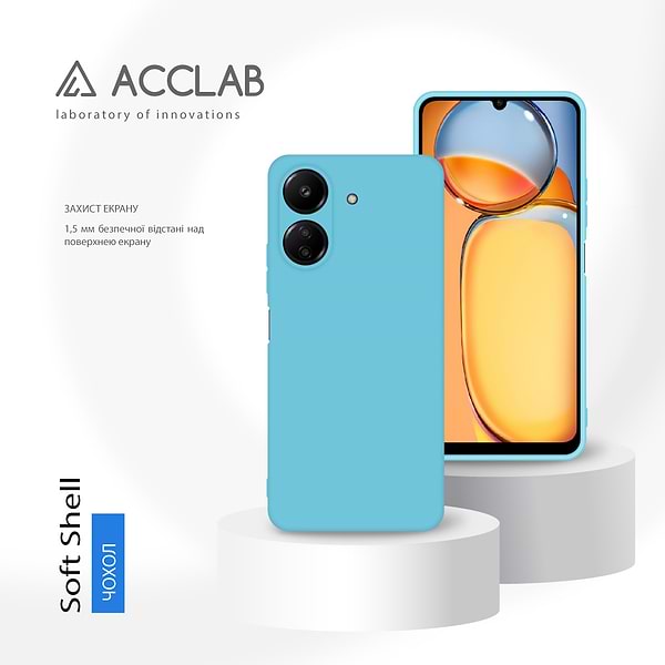 Фото - Чохол для смартфону ACCLAB Silicone Case for Xiaomi Redmi 13C 4G Blue (1283126602467)