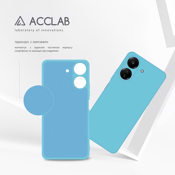 Фото - Чохол для смартфону ACCLAB Silicone Case for Xiaomi Redmi 13C 4G Blue (1283126602467)
