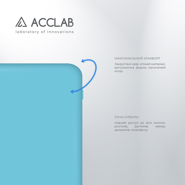 Фото - Чохол для смартфону ACCLAB Silicone Case for Xiaomi Poco X6 Blue (1283126602160)