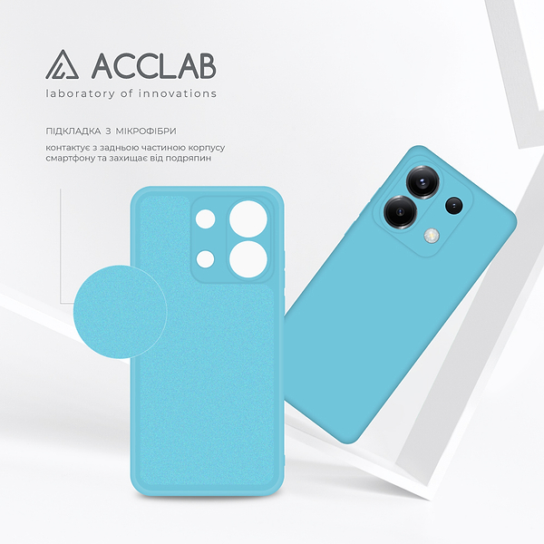 Фото - Чохол для смартфону ACCLAB Silicone Case for Xiaomi Poco X6 Blue (1283126602160)