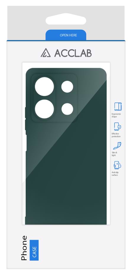 Фото - Чохол для смартфону ACCLAB Silicone Case for Xiaomi Redmi Note 13 5G Dark Green (1283126602849)