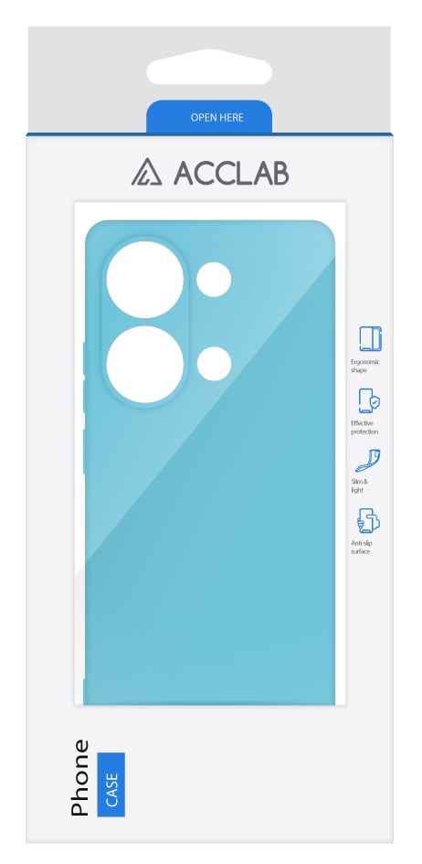 Фото - Чехол для смартфона ACCLAB Silicone Case for Xiaomi Redmi Note 13 Pro 4G Blue (1283126602870)