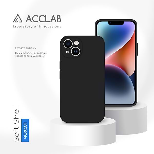 Фото - Чохол для смартфону ACCLAB SoftShell for Apple iPhone 14 (1283126556975)