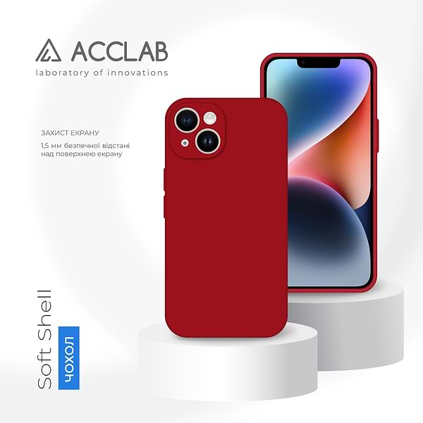 Фото - Чохол для смартфону ACCLAB SoftShell for Apple iPhone 14 (1283126560118)