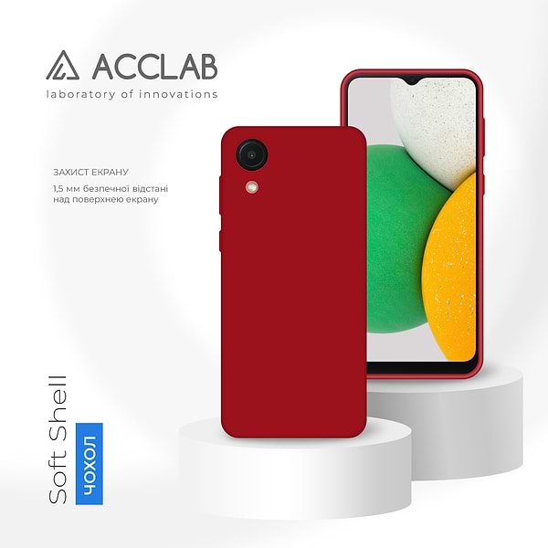 Фото - Чохол для смартфону ACCLAB SoftShell for Samsung Galaxy A03 Core (1283126560200)