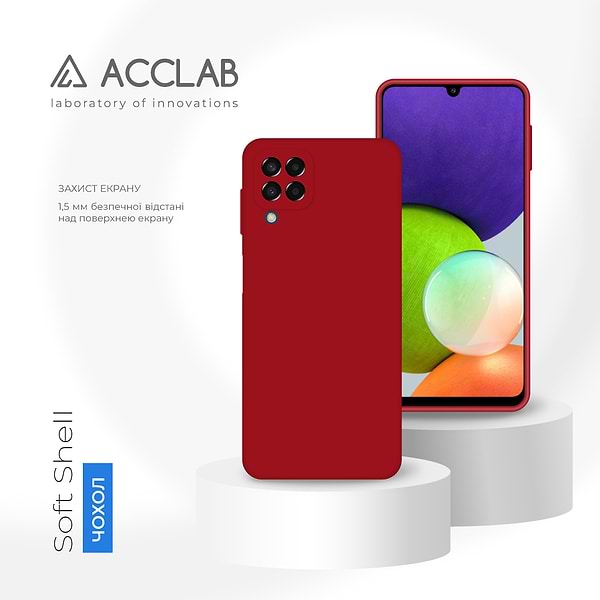 Фото - Чехол для смартфона ACCLAB SoftShell for Samsung Galaxy A22 LTE 4G (1283126557316)