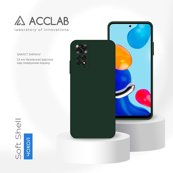 Фото - Чохол для смартфону ACCLAB SoftShell for Xiaomi Redmi Note 11 (1283126557620)