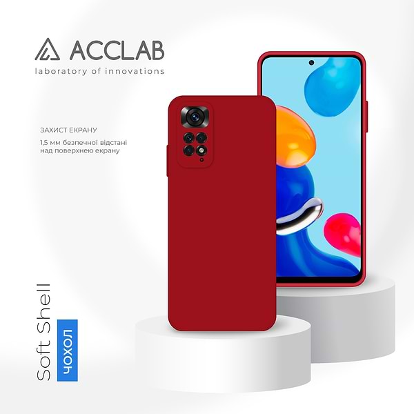 Фото - Чохол для смартфону ACCLAB SoftShell for Xiaomi Redmi Note 11 (1283126557606)