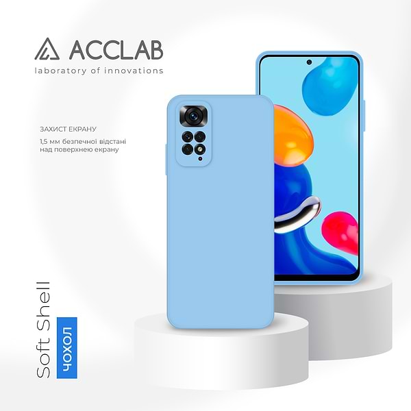 Фото - Чохол для смартфону ACCLAB SoftShell for Xiaomi Redmi Note 11 (1283126557583)