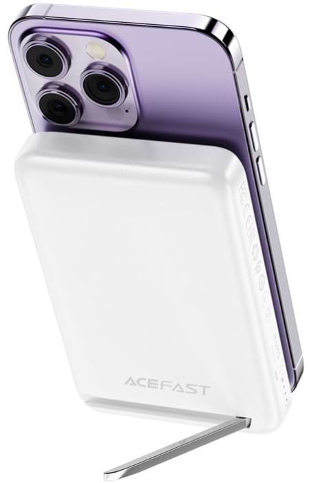 Фото - Батарея мобильная AceFast Magnetic Wireless 10000mAh 20W PD (6974316282617)
