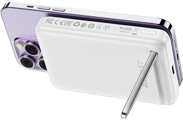 Фото - Батарея мобильная AceFast Magnetic Wireless 10000mAh 20W PD (6974316282617)