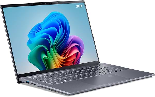Фото - Ноутбук Acer Swift 14 AI SF14-11 (NX.KZXEU.001) Steel Gray