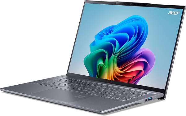 Фото - Ноутбук Acer Swift 14 AI SF14-11 (NX.KZXEU.001) Steel Gray