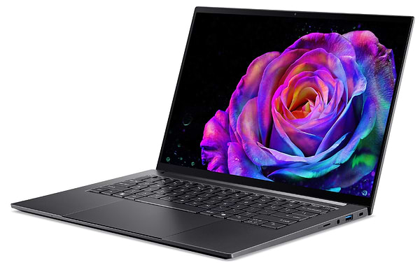 Фото - Ноутбук Acer Swift X 14 SFX14-73G (NX.J82EU.005) Titanium Gray
