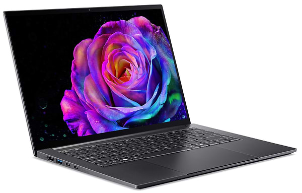 Фото - Ноутбук Acer Swift X 14 SFX14-73G (NX.J82EU.005) Titanium Gray