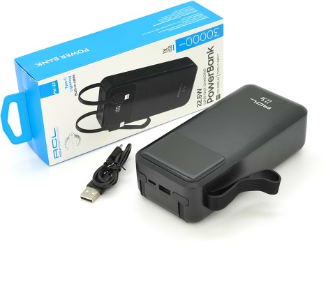 Фото - Батарея мобильная ACL Powerbank PW-22 30000mAh PD 22.5W Black (ACLPW-22)
