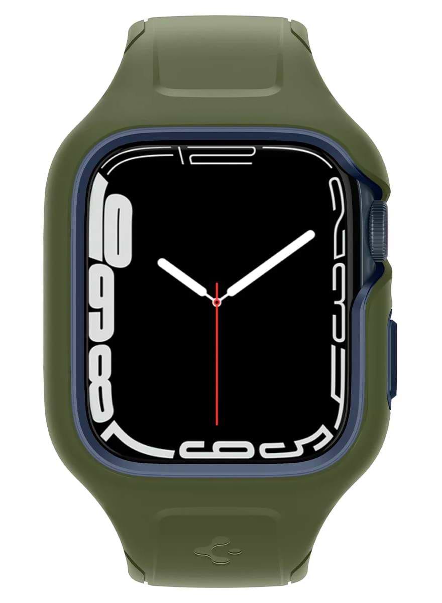 Ремінець для смарт-годинника Spigen 2в1 for Apple Watch 45mm Liquid Air Pro Moss Green (ACS04408) - Фото 1