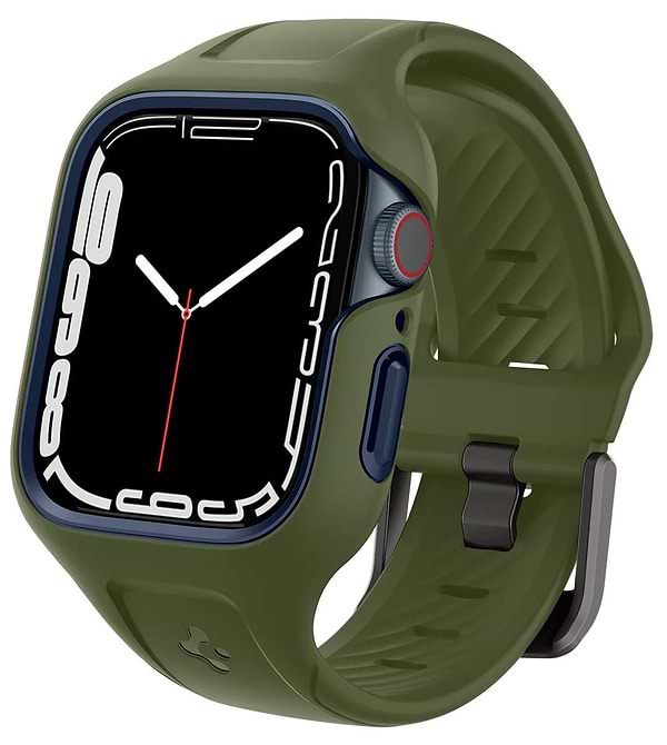 Фото - Ремінець для смарт-годинника Spigen 2в1 for Apple Watch 45mm Liquid Air Pro Moss Green (ACS04408)