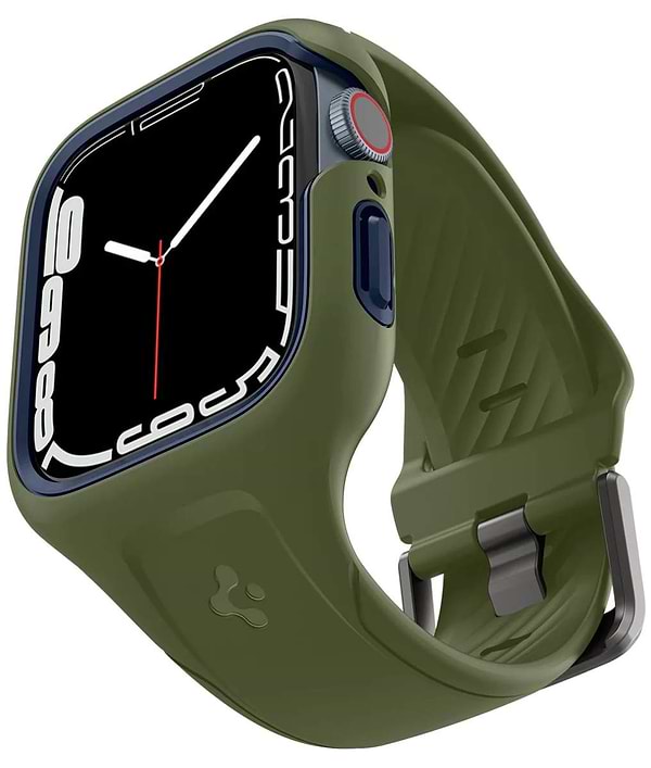 Фото - Ремінець для смарт-годинника Spigen 2в1 for Apple Watch 45mm Liquid Air Pro Moss Green (ACS04408)