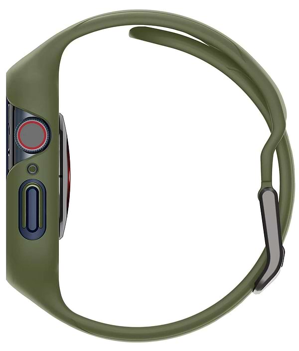 Фото - Ремінець для смарт-годинника Spigen 2в1 for Apple Watch 45mm Liquid Air Pro Moss Green (ACS04408)