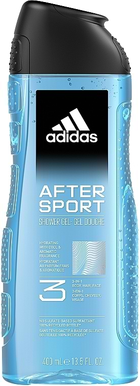 Гель для душу Adidas After Sport 400 мл (3616303458904)