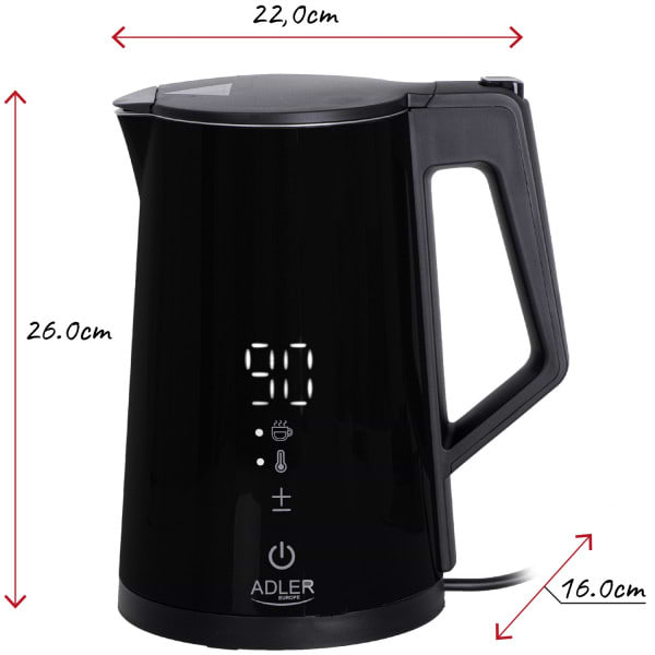 Фото - Электрический чайник Adler AD 1345 Black