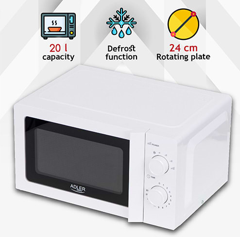 Фото - Мікрохвильова піч (НВЧ) Adler AD 6205