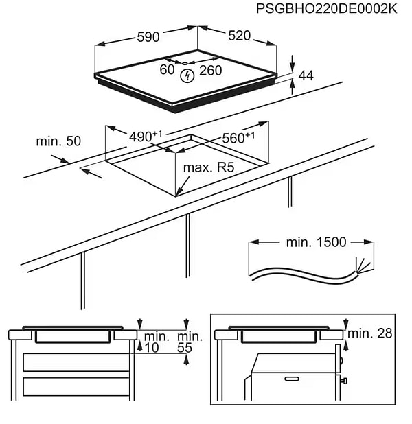 Фото - Варочная панель электрическая AEG TO64IB00FB