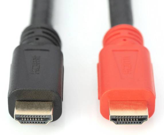 Фото - Кабель HDMI Digitus HDMI UHD 4K w/Ethernet/Amplifier type A M/M 15m Black (AK-330118-150-S)