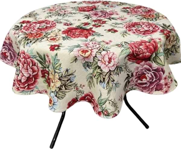 Фото - Скатерть круглая Прованс Alegria D136 см (02979) Фото - Скатерть круглая Прованс Alegria D136 см (02979)