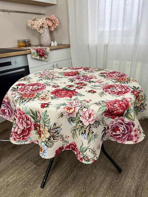 Фото - Скатерть круглая Прованс Alegria D136 см (02979)