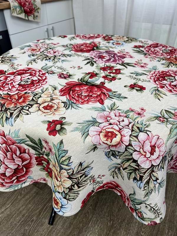 Фото - Скатерть круглая Прованс Alegria D136 см (02979)