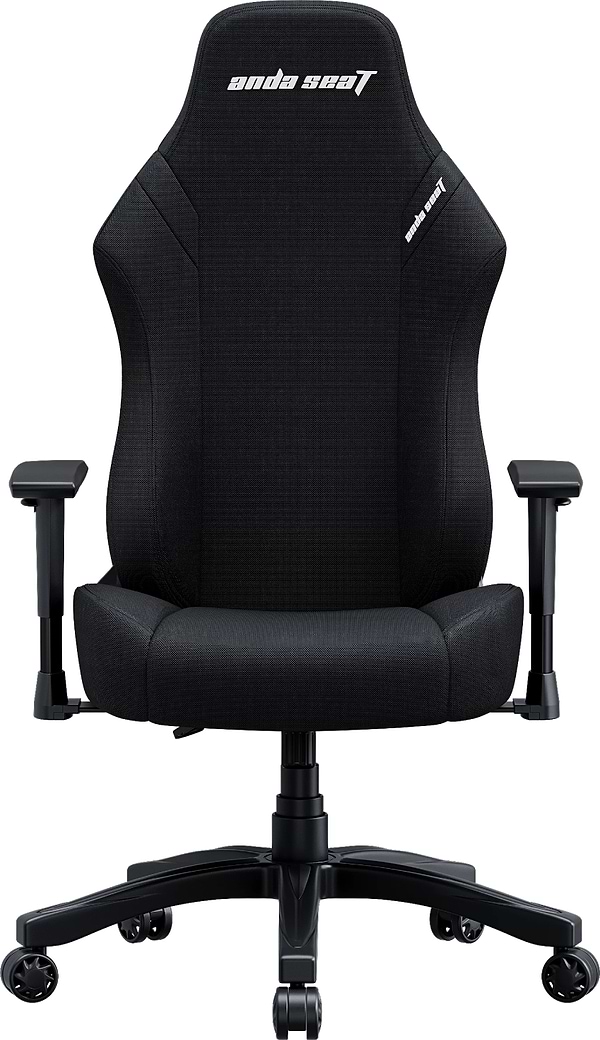 Фото - Крісло для геймерів Anda Seat Luna Size L Black Fabric (AD18-44-B-F)