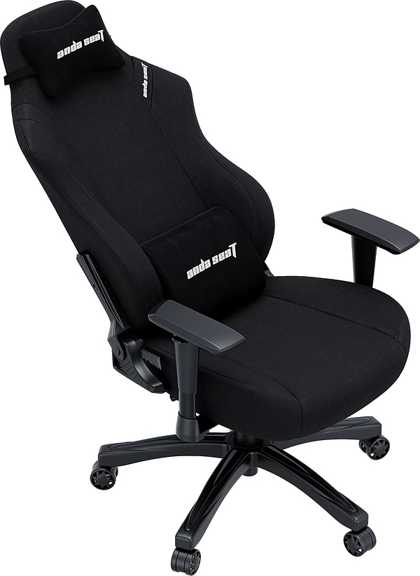 Фото - Крісло для геймерів Anda Seat Luna Size L Black Fabric (AD18-44-B-F)