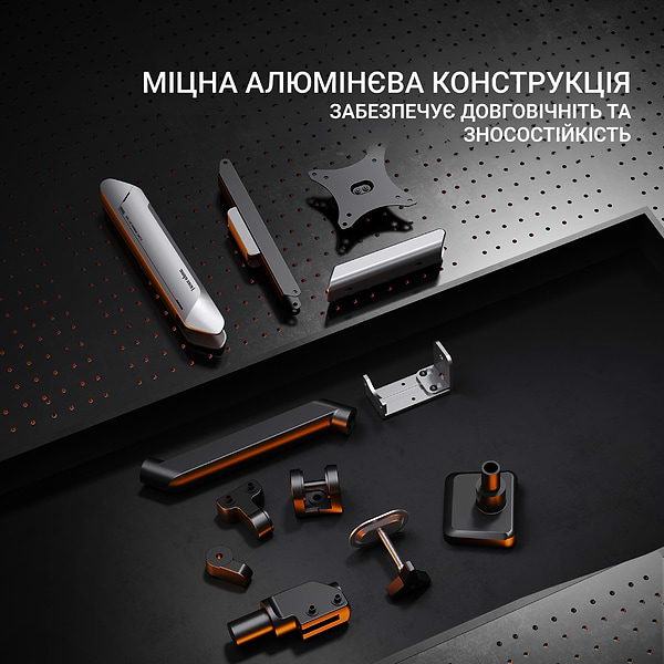 Фото - Кріплення настільне Anda Seat Stealth PRO II 17''-42'' Black (AD-W-A9-1S-BB)